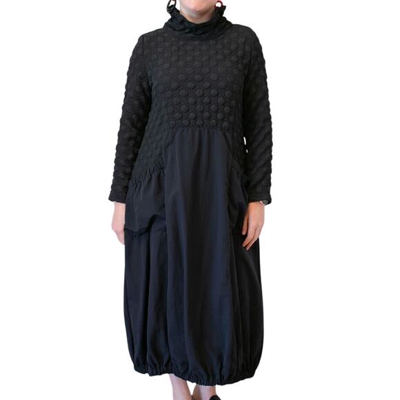 Moonlight Fashion Design Taffeta & Pucker Dress Boho Lagenlook Est. Small/Med - Picture 1 of 7